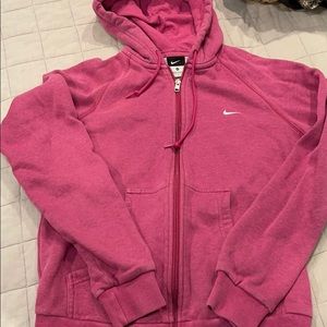 NIKE ZIP-UP HOODIE, SIZE SMALL/MEDIUM
